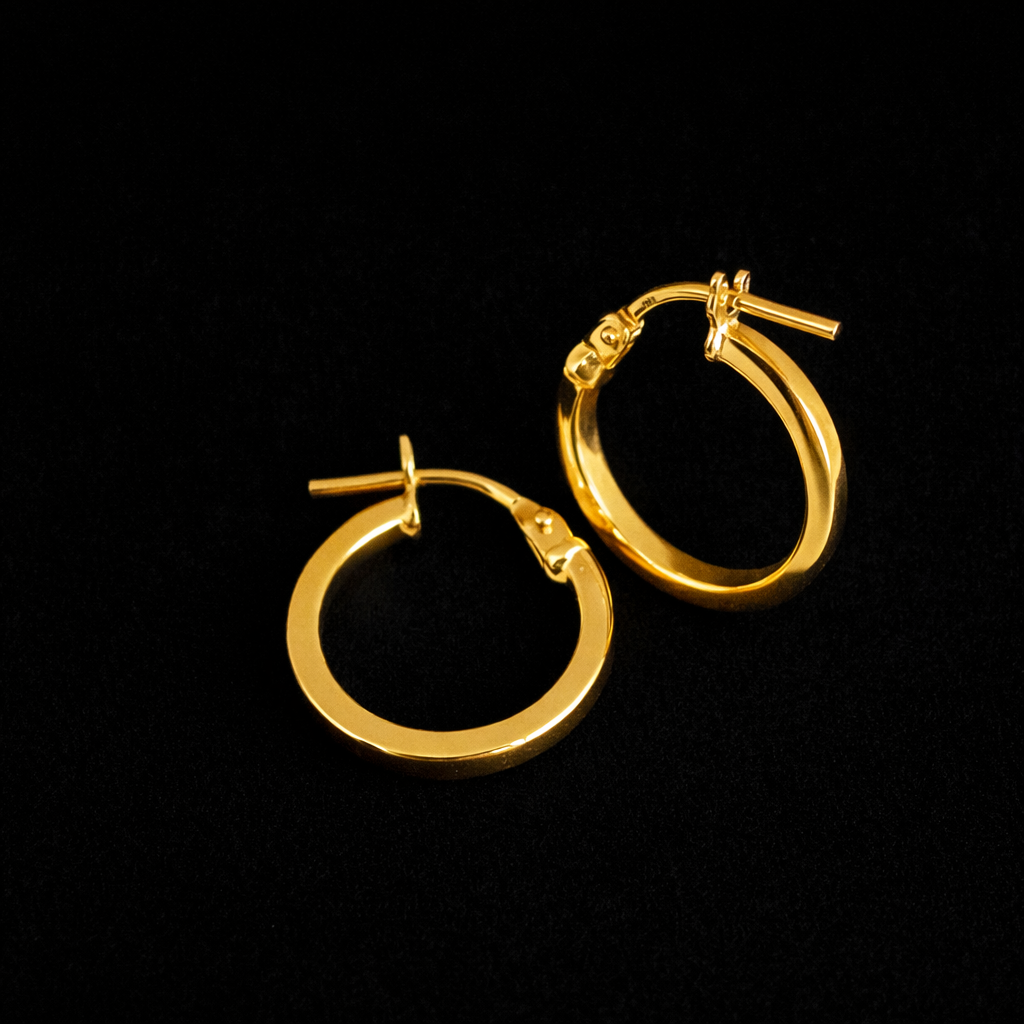 Golden Hoops 18k