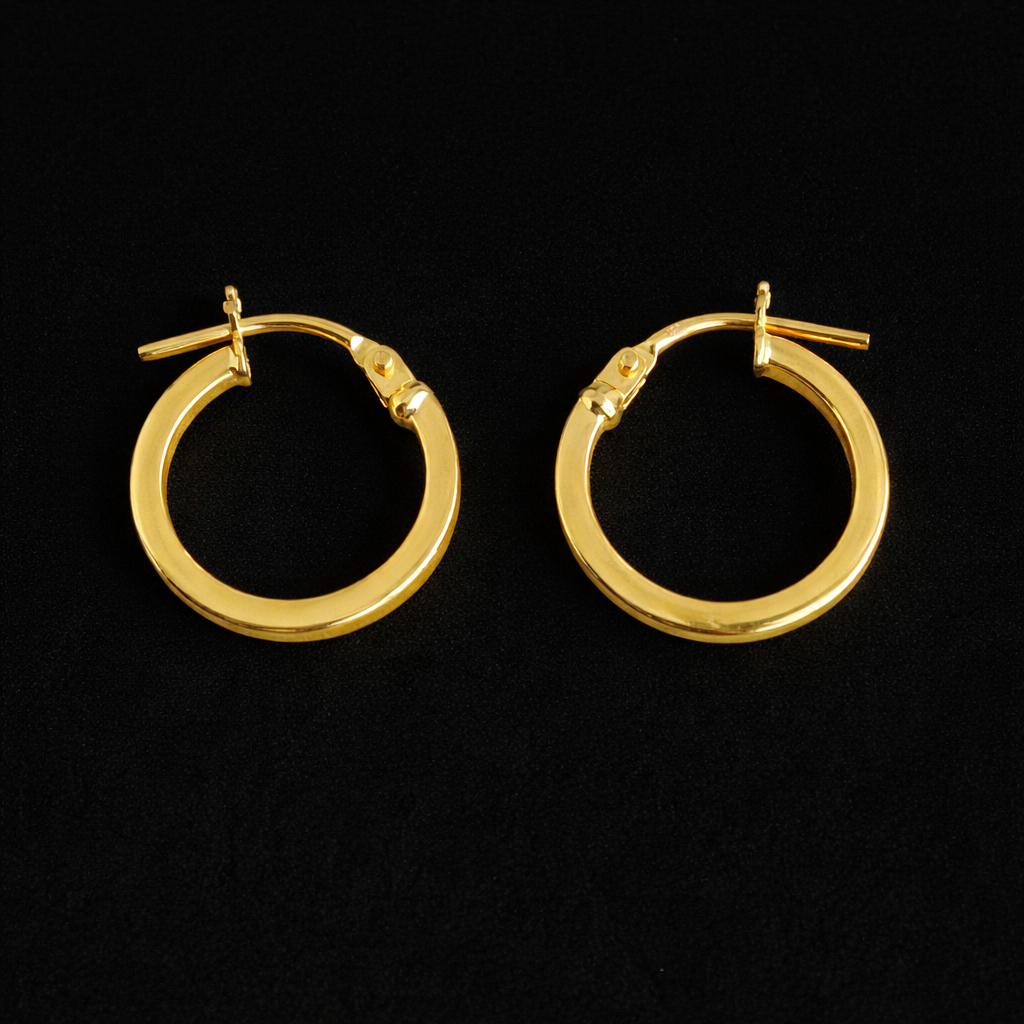 Golden Hoops 18k