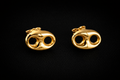 Double G earring 18k
